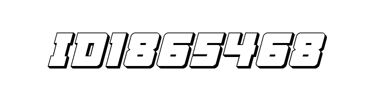 Liberty Legion 3D Italic  Free Fonts Download