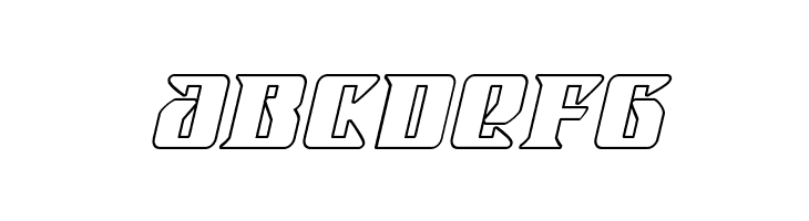 Lifeforce Outline Italic  Free Fonts Download