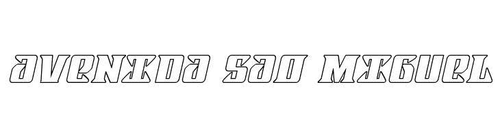 Lifeforce Outline Italic  Free Fonts Download