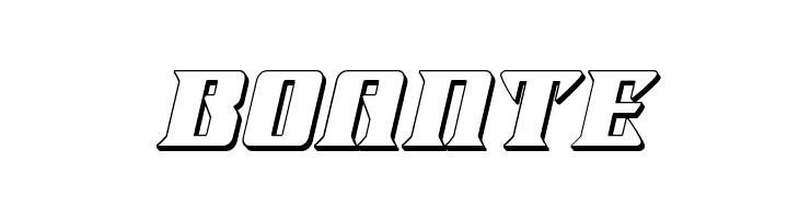 Lifeforce 3D Italic  Free Fonts Download