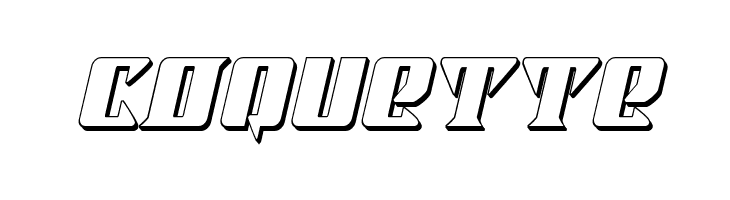 Lifeforce 3D Italic  Free Fonts Download