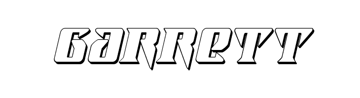Lifeforce 3D Italic  Free Fonts Download