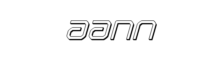 Light Brigade 3D Italic  Free Fonts Download