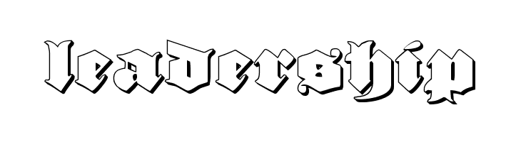 Lux Contra Tenebras 3D  Free Fonts Download