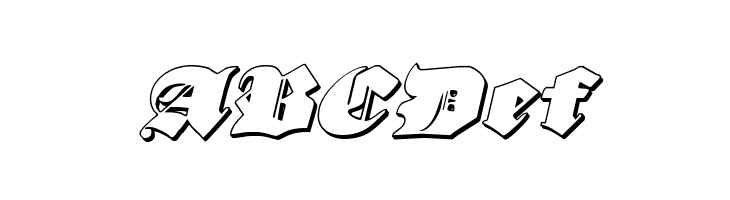 Lux Contra Tenebras 3D Italic  Free Fonts Download