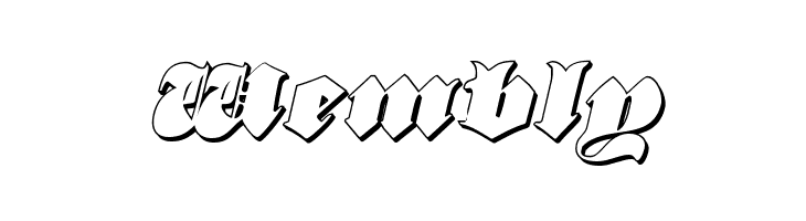 Lux Contra Tenebras 3D Italic  Free Fonts Download