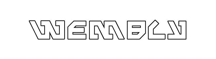 Metal Storm Outline  Free Fonts Download