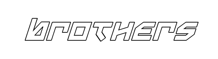 Metal Storm Outline Italic  Free Fonts Download