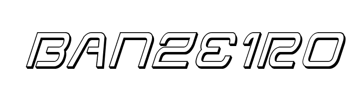 Miracle Mercury 3D Italic  Free Fonts Download