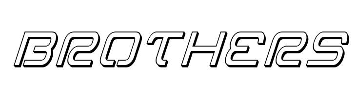 Miracle Mercury 3D Italic  Free Fonts Download