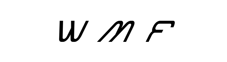 Miracle Mercury Super-Italic  Free Fonts Download