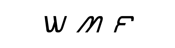 Miracle Mercury Italic  Free Fonts Download