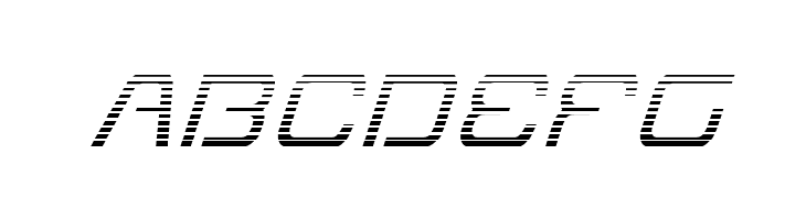 Miracle Mercury Gradient Italic  Free Fonts Download