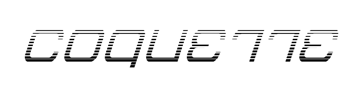 Miracle Mercury Gradient Italic  Free Fonts Download