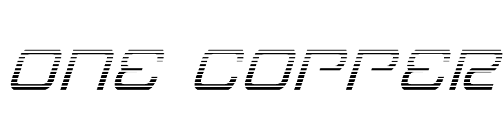 Miracle Mercury Gradient Italic  Free Fonts Download