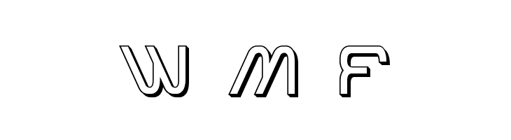 Miracle Mercury 3D  Free Fonts Download
