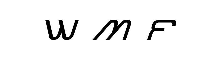 Miracle Mercury Expanded Italic  Free Fonts Download