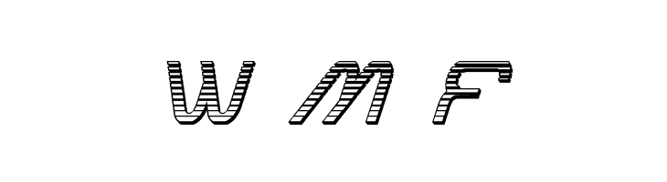 Miracle Mercury Chrome Italic  Free Fonts Download