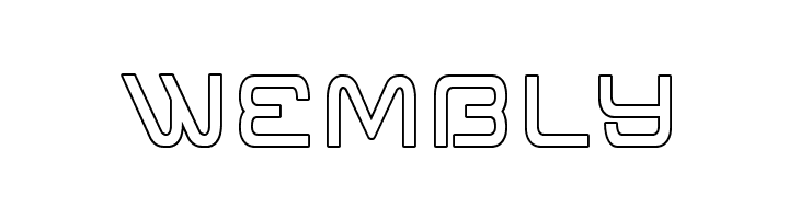 Miracle Mercury Outline  Free Fonts Download