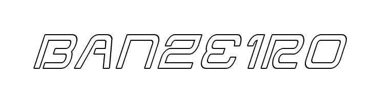 Miracle Mercury Outline Italic  Free Fonts Download