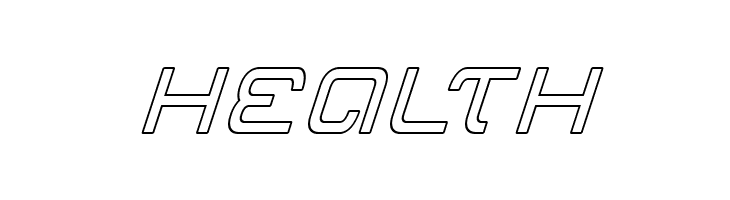 Miracle Mercury Outline Italic  Free Fonts Download
