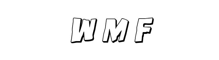 Mister Twisted 3D Italic  Free Fonts Download