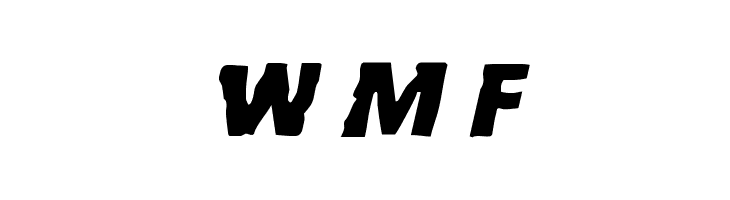 Monster Hunter Expanded Italic  Free Fonts Download