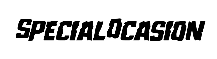 Monster Hunter Staggered Italic  Free Fonts Download