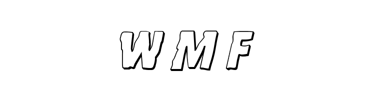 Monster Hunter 3D Italic  Free Fonts Download