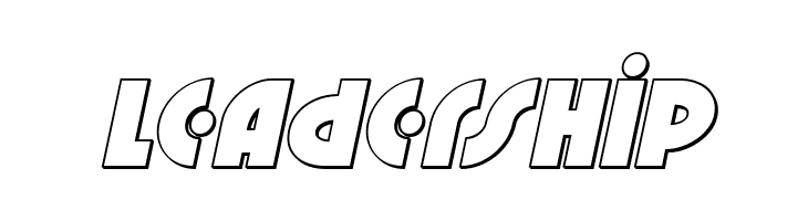 Neuralnomicon Outline Italic  Free Fonts Download