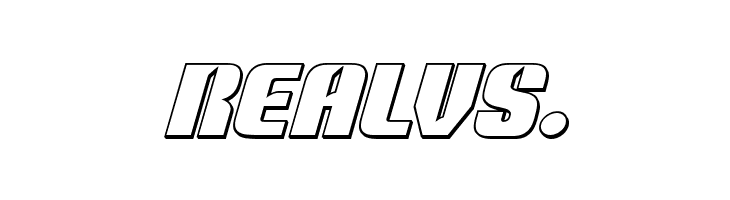 Nightwraith Outline Italic  Free Fonts Download