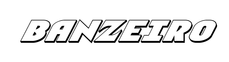 Ninja Garden 3D Italic  Free Fonts Download