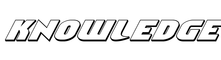 Ninja Garden 3D Italic  Free Fonts Download