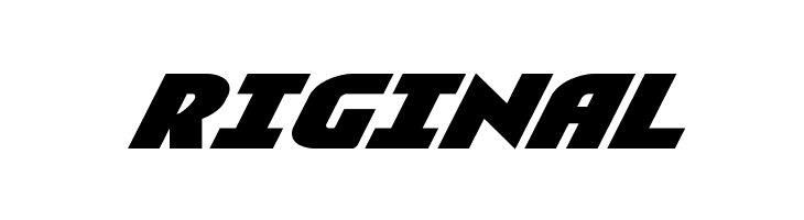 RIGINAL Ninja Garden Italic Font