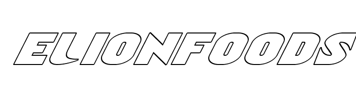 Ninja Garden Outline Italic  Free Fonts Download