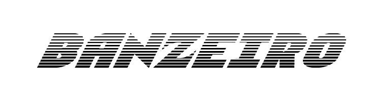 Ninja Garden Gradient Italic  Free Fonts Download