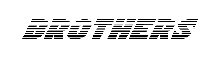 Ninja Garden Gradient Italic  Free Fonts Download