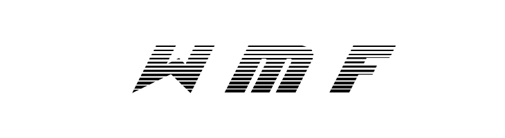 Ninja Garden Gradient Italic  Free Fonts Download