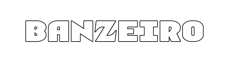 Ninja Garden Outline  Free Fonts Download