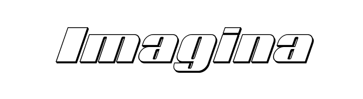 Nolo Contendre 3D Italic  Free Fonts Download