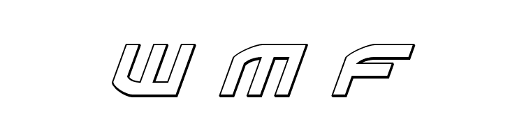 Oberon Outline Italic  Free Fonts Download