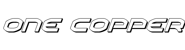 Oberon 3D Italic  Free Fonts Download