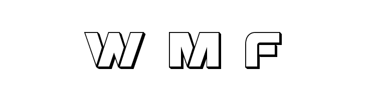 Ozda 3D  Free Fonts Download