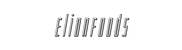 Phantacon Outline Italic  Free Fonts Download