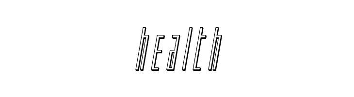 Phantacon Outline Italic  Free Fonts Download