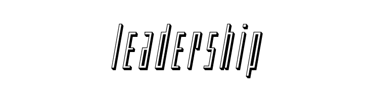 Phantacon 3D Italic  Free Fonts Download