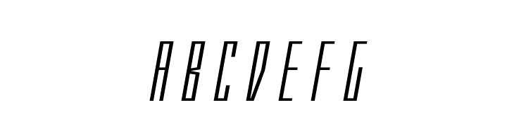 Phantacon Extra-Expanded Italic  Free Fonts Download