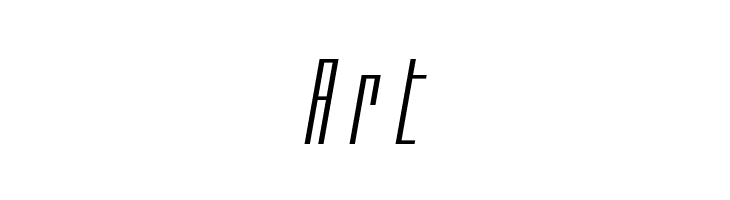 Phantacon Extra-Expanded Italic  Free Fonts Download