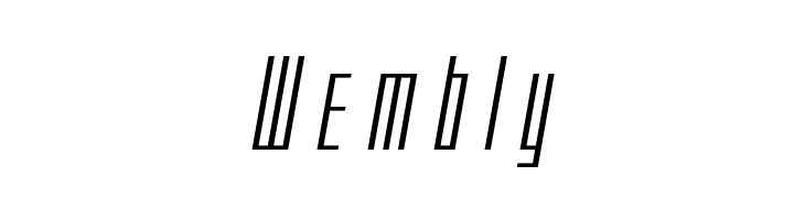 Phantacon Extra-Expanded Italic  Free Fonts Download