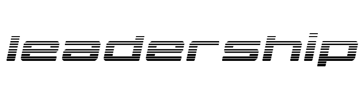 Phoenicia Lower Case Gradient Italic  Free Fonts Download